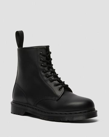 Botas con Cordones Dr Martens 1460 Mono Smooth Cuero Hombre Negros | MX 28AHK